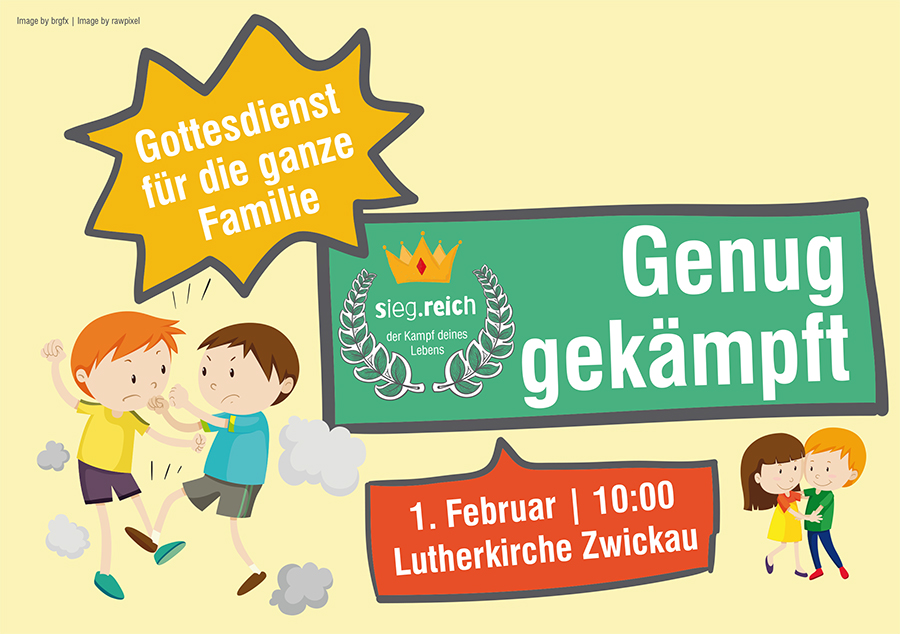 Genug gekämpft – Familiengottesdienst Genug gekämpft – Familiengottesdienst