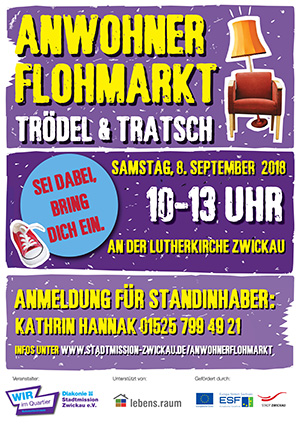 2018 09 08 Plakat Anwohnerflohmarkt 300