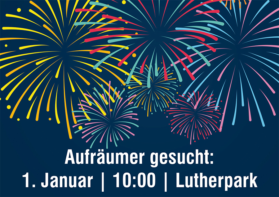 1. Januar 2025 | Aufräumen an Neujahr